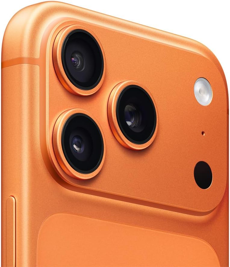 Módulo de câmera do iPhone 17 Pro seminovo 256 GB destacando os recursos de fotografia