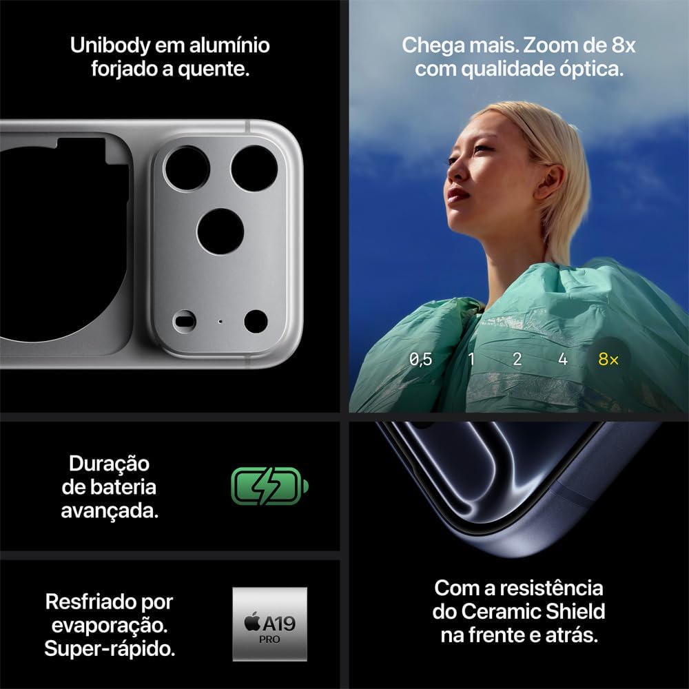 Apple iPhone 17 Pro - 256 GB Laranja Cósmico Seminovo