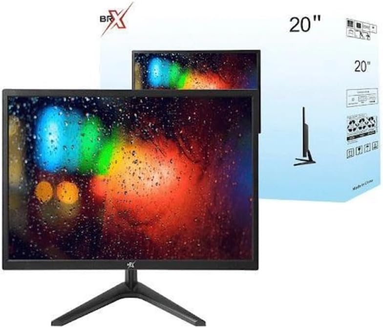 Monitor BRX 20 polegadas com destaque em eficiência energética + monitor LED 20 polegadas