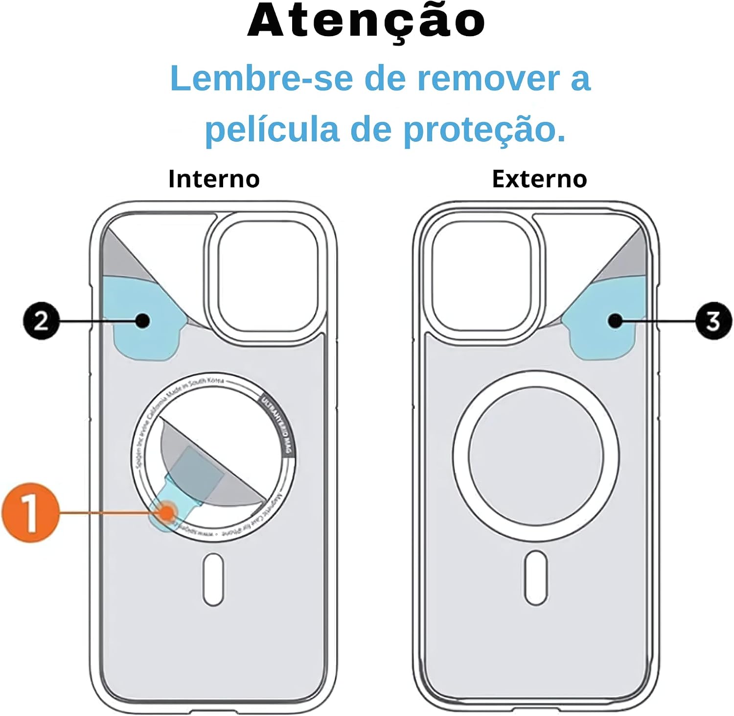 Capa Magnética Slim iPhone 17 Pro MAX com Proteção Premium
