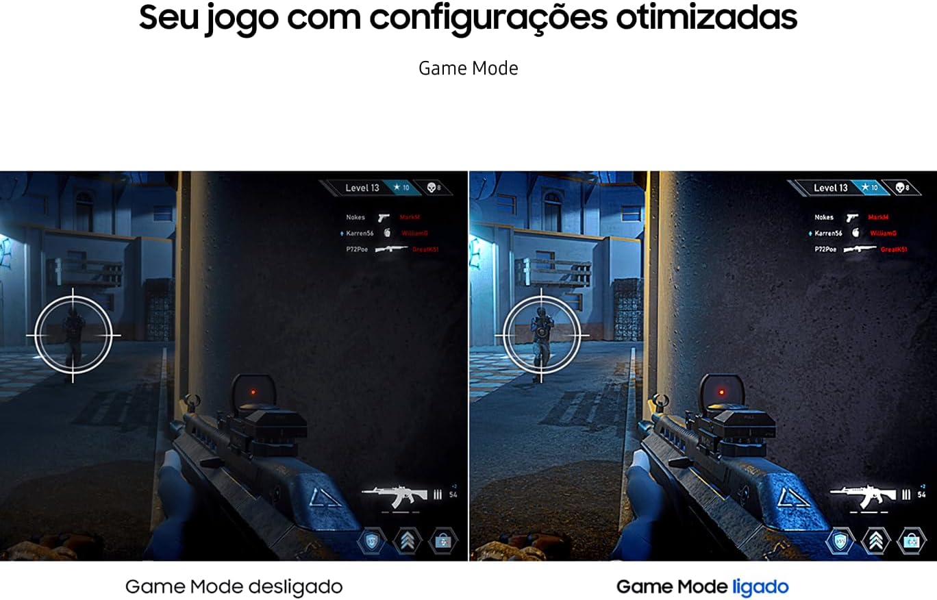 Monitor Gamer Samsung 24" FHD - Fluidez e Cores Vibrantes