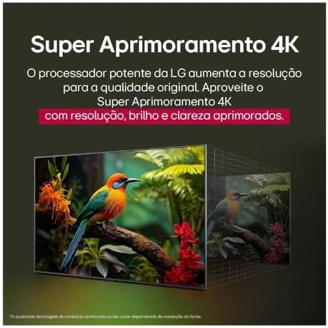 Smart TV 4K 50" LG UHD 50UA85 com Processador AI