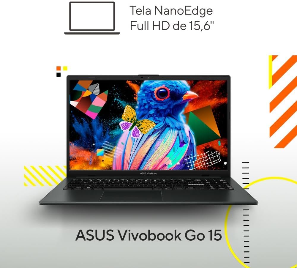 Notebook ASUS VivoBook Go 15 - Desempenho e Portabilidade