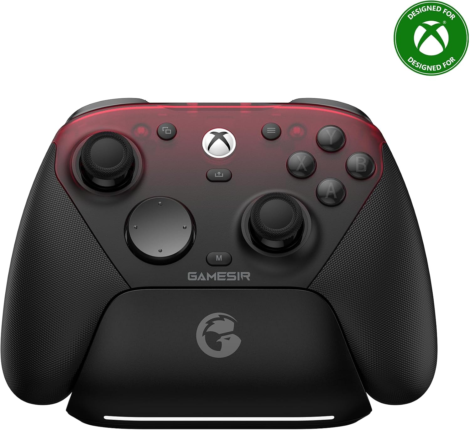 Controle GameSir G7 Pro mostrando seu design ergonômico e materiais premium, ideal para gamers exigentes.