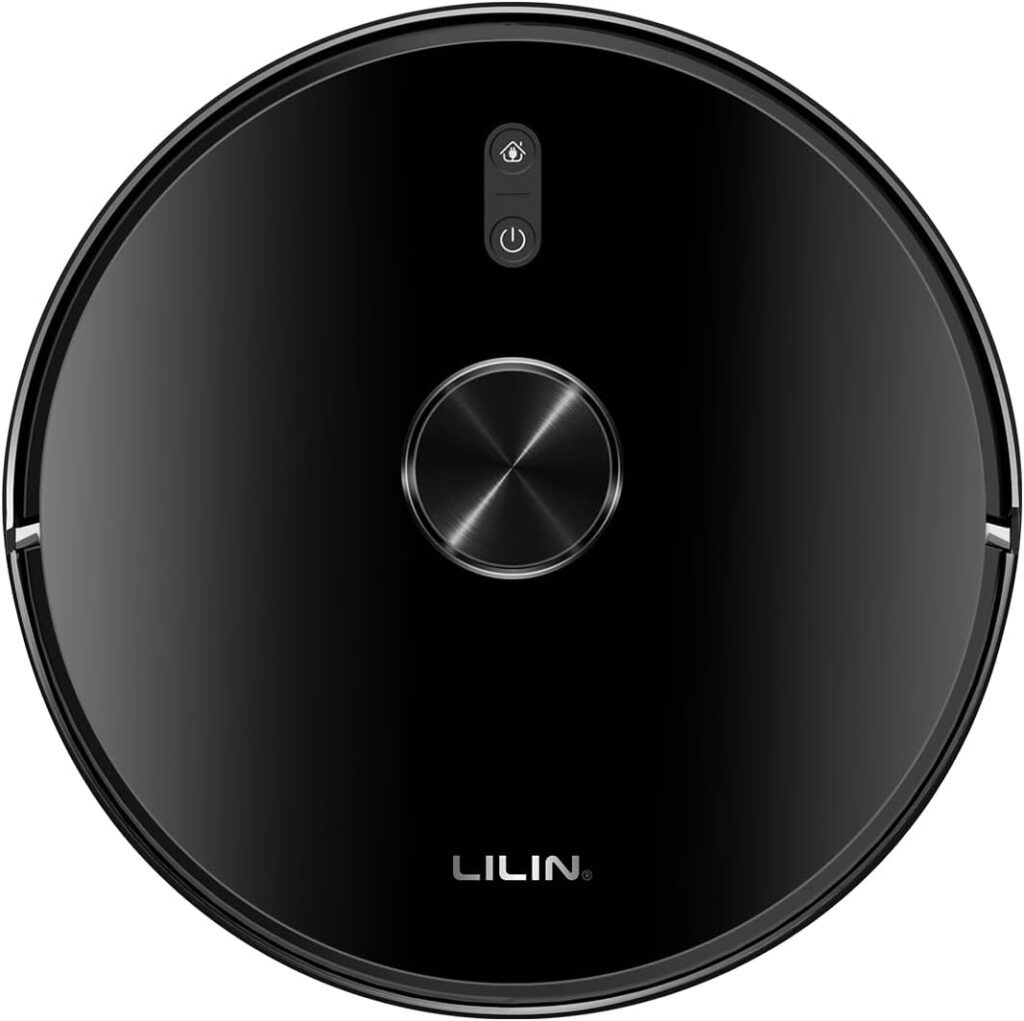 Robô Aspirador de Pó Lilin X6 em ação, destacando seu design moderno e funcionalidade 3 em 1.