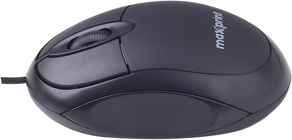 Maxprint Mouse MO1000 Essential Ergonômico com Fio