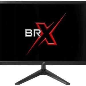 Monitor BRX 20 polegadas com design slim, oferecendo qualidade de imagem excepcional e conectividade HDMI e VGA.