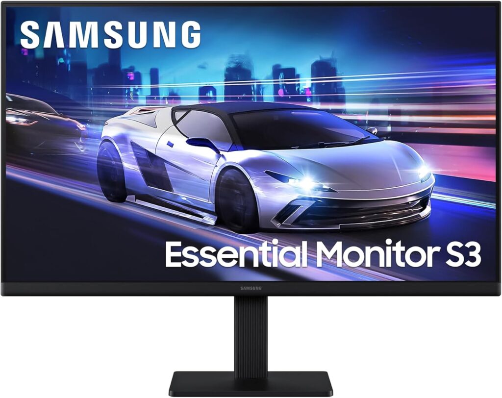 Monitor Gamer Samsung 24" com painel IPS e taxa de atualização de 120Hz, ideal para jogos e conforto visual.