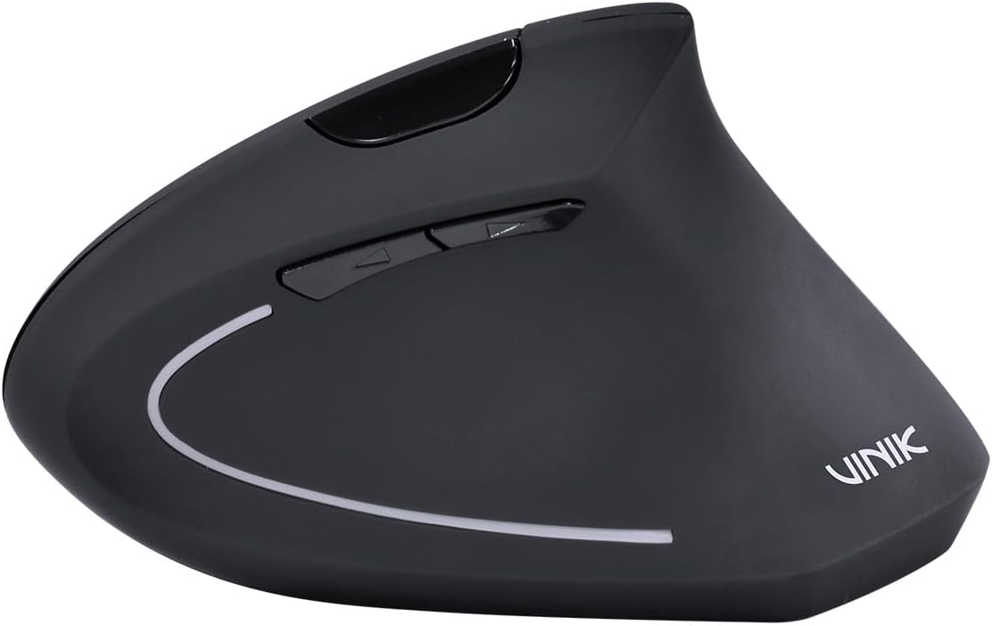 Mouse Sem Fio Vertical Ergonomico Power Fit 1600 DPI