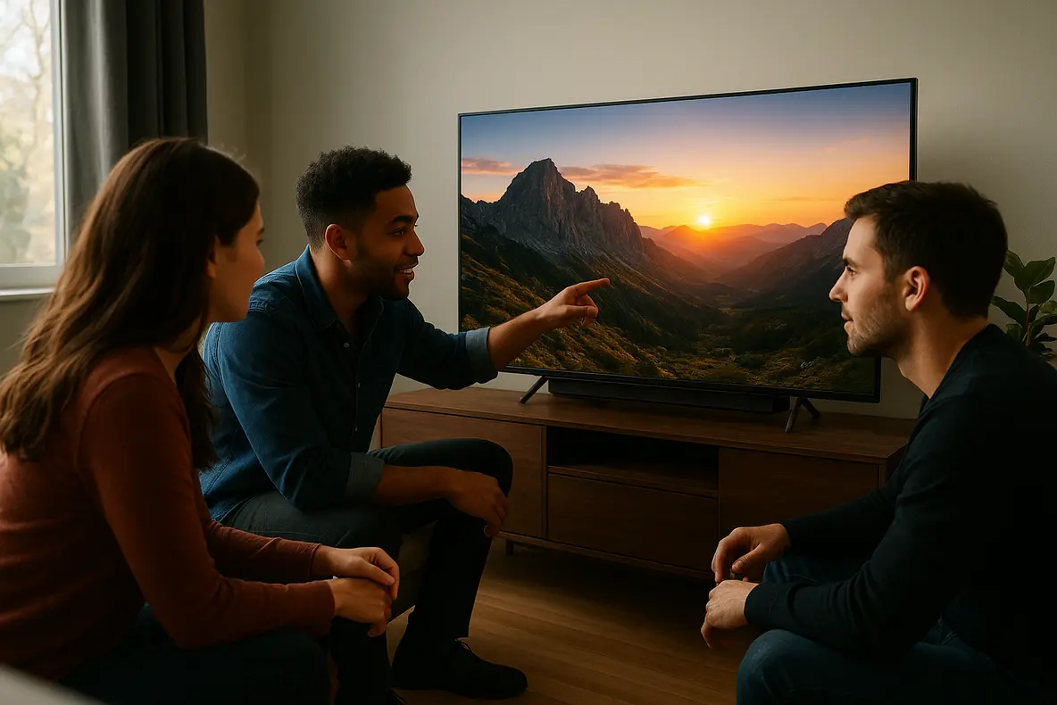 Análise da Toshiba Smart TV 50M450RS com foco em imagens vivas em 4K.