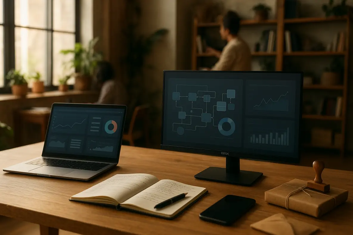 Análise do Monitor BRX 20 polegadas para ambientes compactos. - Aplicação Prática