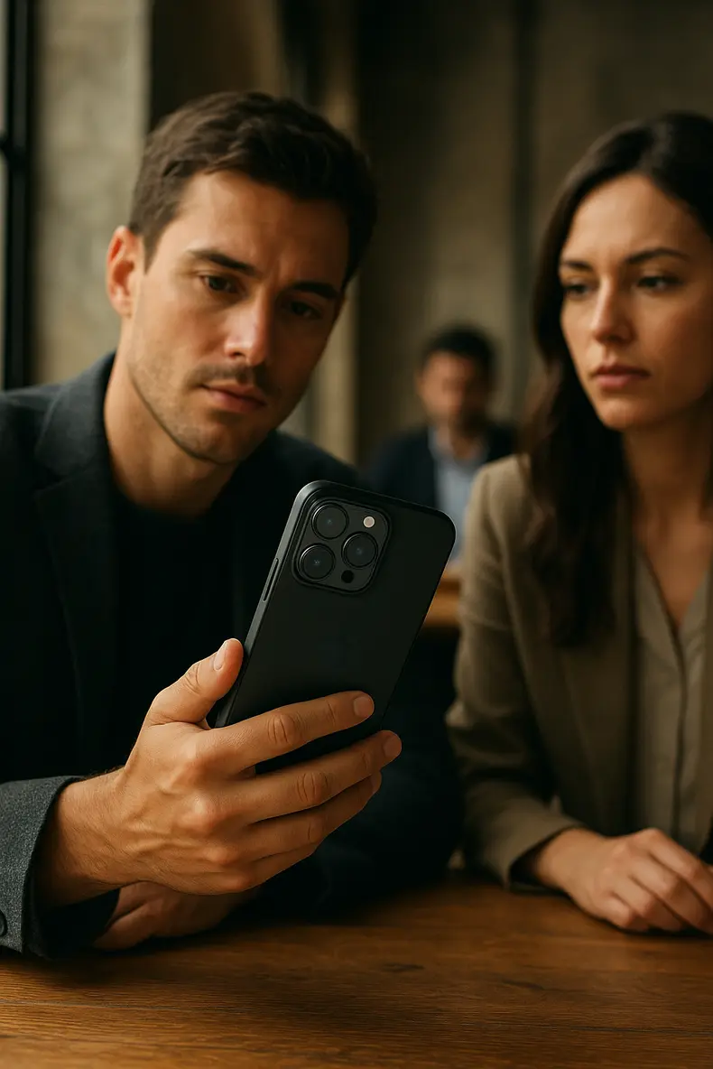 Capa magnética Slim para iPhone 17 Pro MAX.