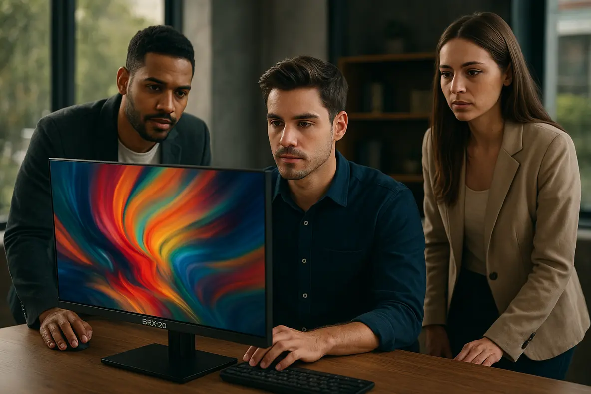 Monitor BRX 20 com foco em suas análises e especificações.