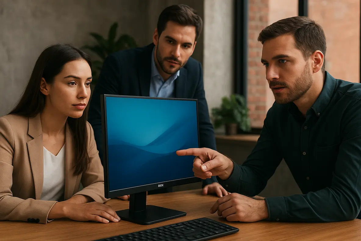 Monitor BRX 20 LED 75Hz HDMI VGA em exibição.
