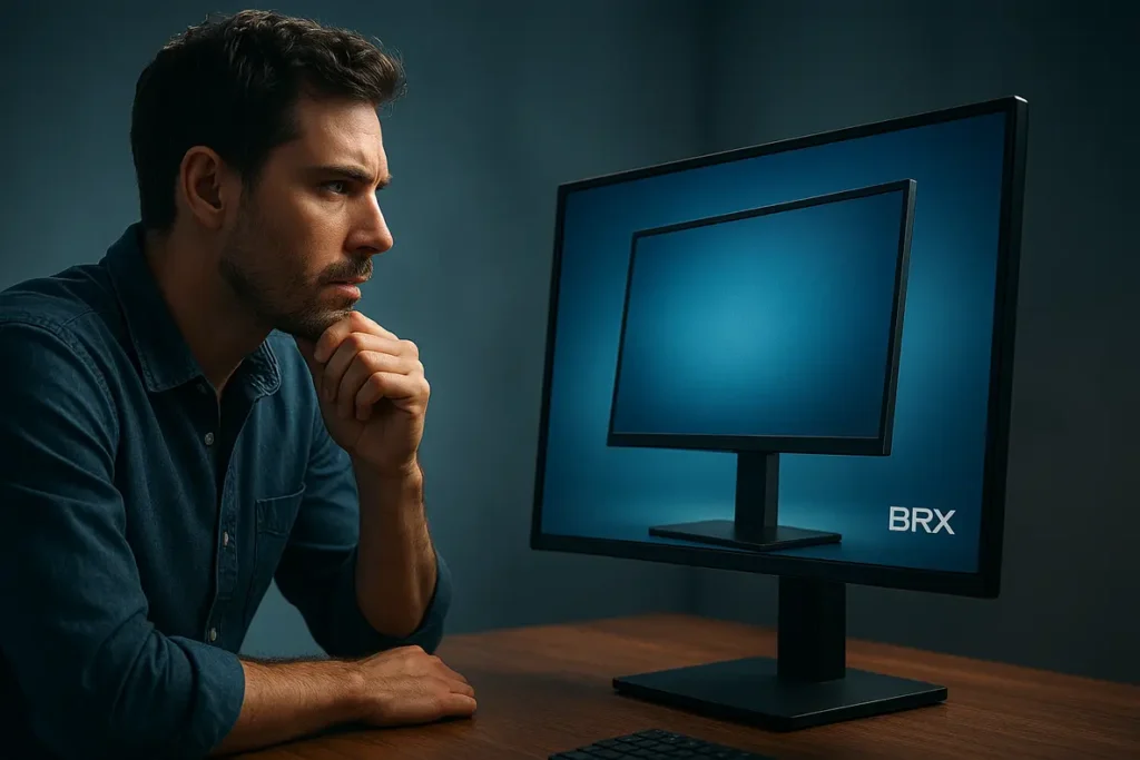Monitor BRX 20 Polegadas - O Melhor em Espaços Compactos