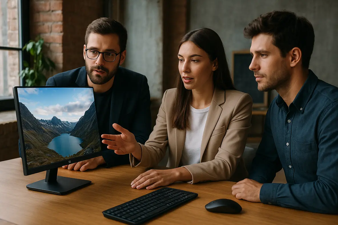 Monitor BRX 20 polegadas com foco em desempenho superior e conectividade.
