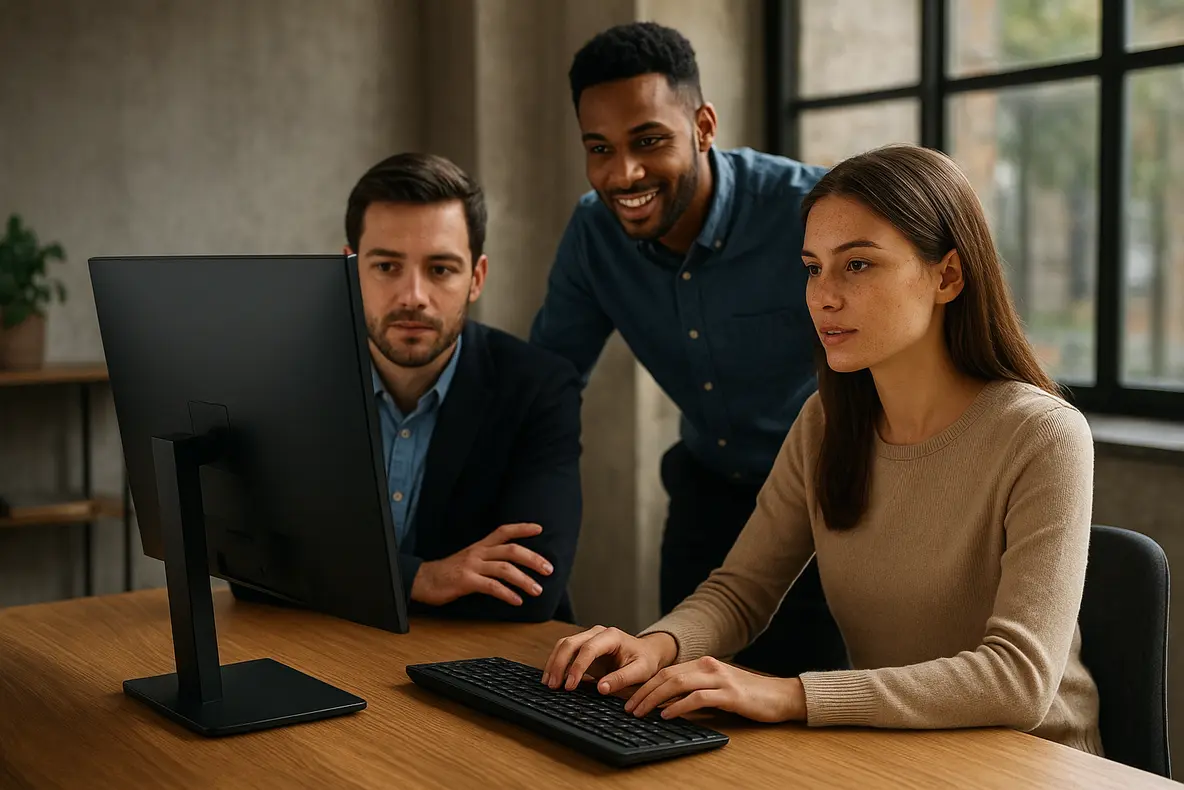 Monitor BRX 20 polegadas com design slim e alta eficiência