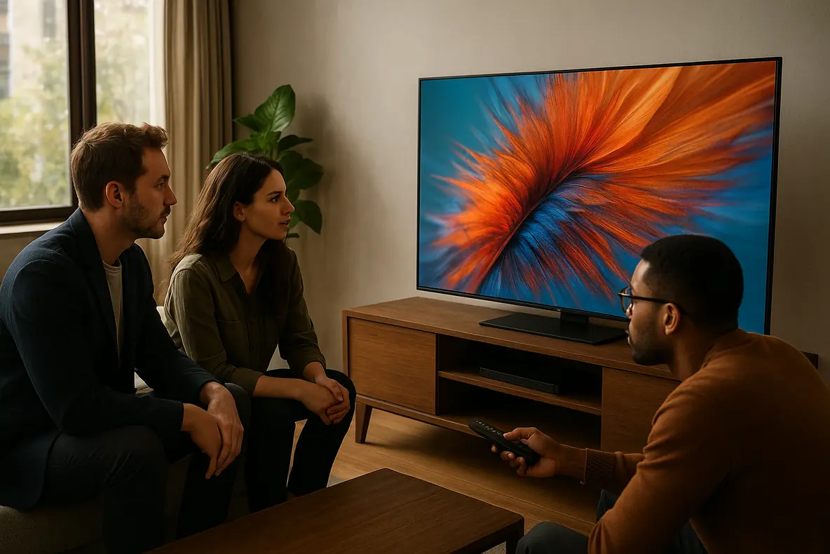 Análise da Toshiba Smart TV QLED 75M450RS com Dolby Atmos.